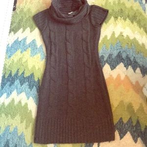 Pink Rose cap sleeved sweater dress